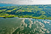 Foto 315: Wolken spiegeln sich im  Baldeggersee..